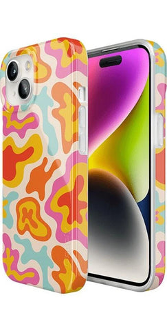 Tropical Color Splash | Abstract Retro Case