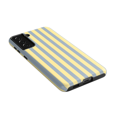 Coastline Stripes | Blue & Yellow Case
