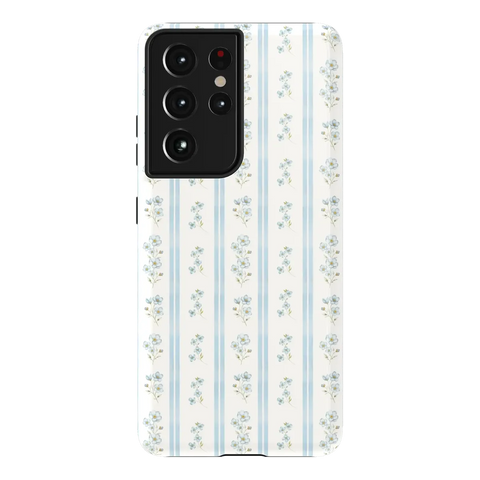 Cottage Stripe | Blue Floral Case