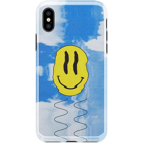 On Cloud Nine | Glitch Smiley Face Case