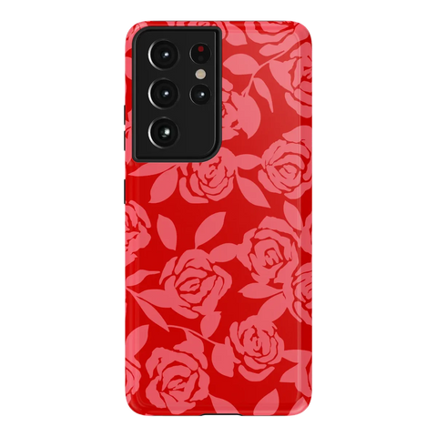 Final Rose | Red & Pink Floral Case
