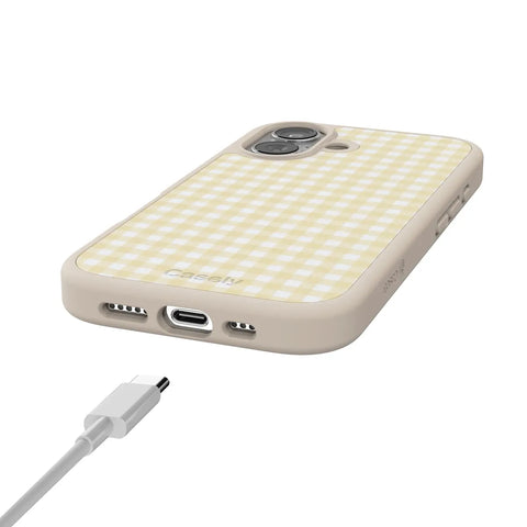 Pastel Picnic | Yellow Gingham Case