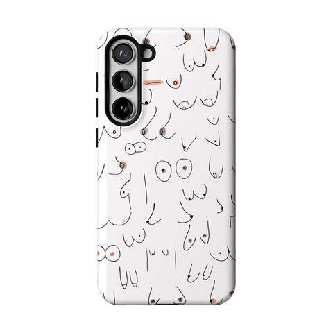 I'm With Her | Black & White Boobs Case