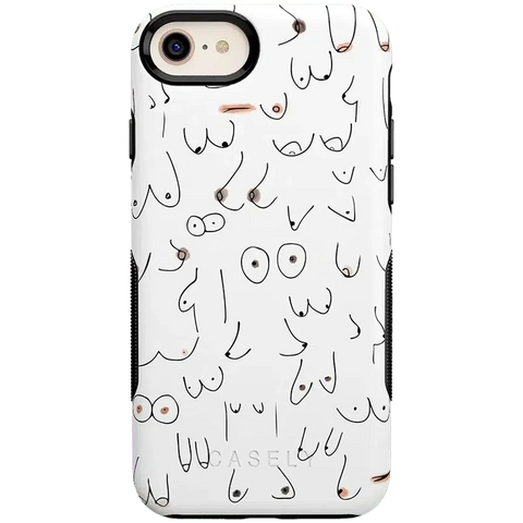 I'm With Her | Black & White Boobs Case
