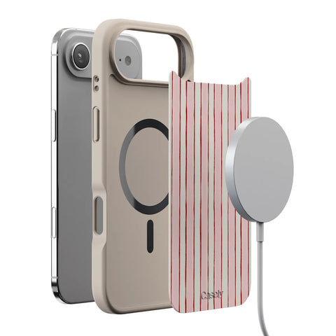 Pretty in Pastel | Blush Stripes Case