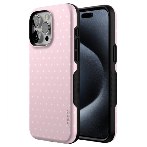 On the Dot | Pink & White Polka Dot Case