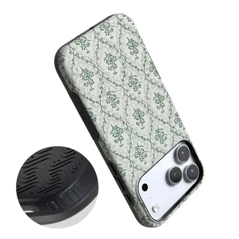 Sage Tapestry | Floral Vines Case