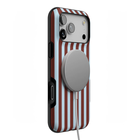 Sunday in Brooklyn | Blue Stripes Case