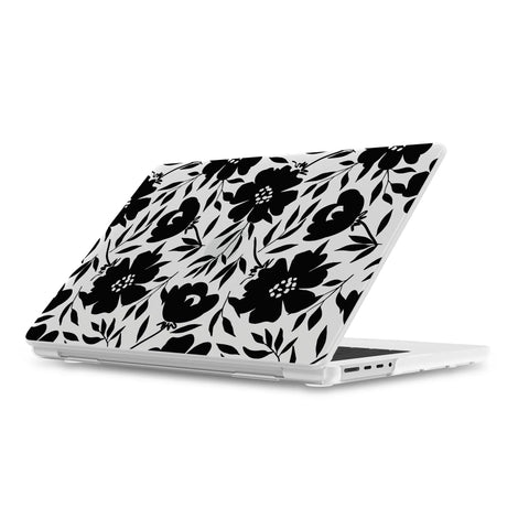 Dark Fantasy | Contrast Floral Laptop Shell