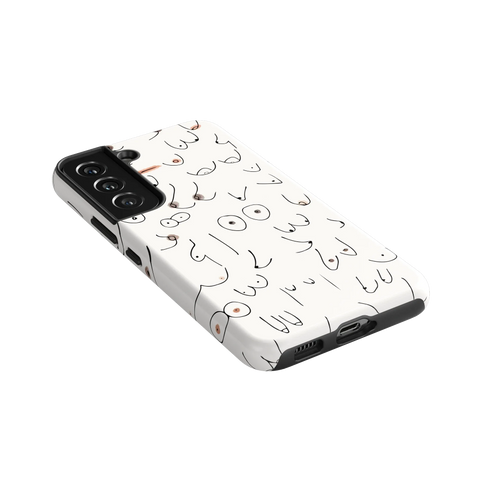 I'm With Her | Black & White Boobs Case