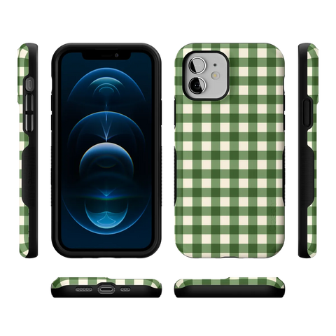 Checked Twice | Green Plaid Case