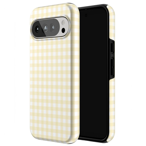 Pastel Picnic | Yellow Gingham Case