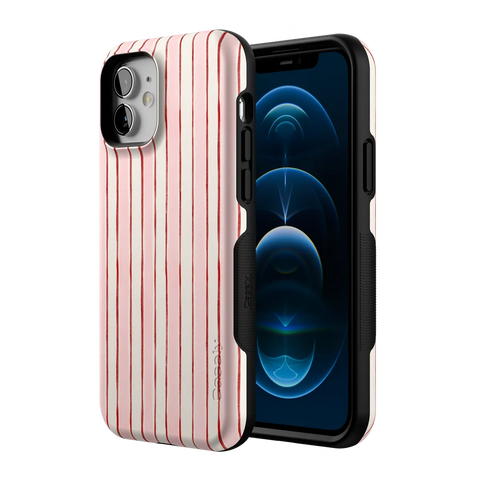 Pretty in Pastel | Blush Stripes Case