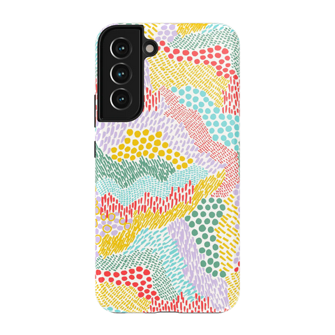 Color Me Happy | Pattern Colorblock Case