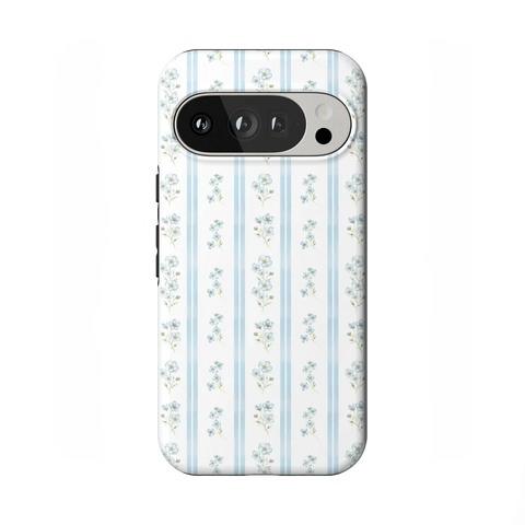 Cottage Stripe | Blue Floral Case