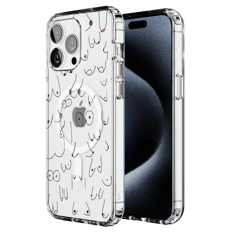 I'm With Her | Black & White Boobs Case