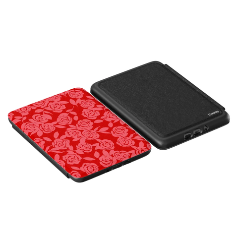 Final Rose | Red & Pink Floral Kindle Case