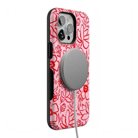 Blush Garden | Floral Doodle Case