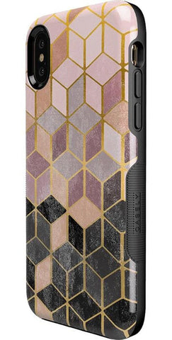 Stepping Up | Geo Rose Gold Marble Case