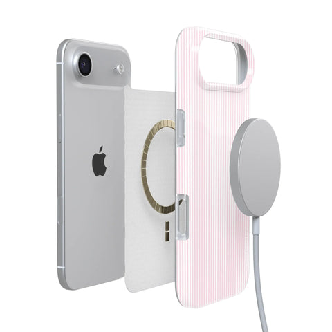 Stripes and the City | Light Pink Pinstripe Case