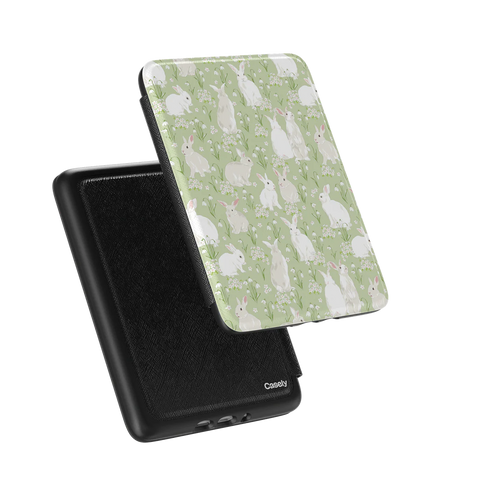Hop to it | Green Bunny Kindle Case
