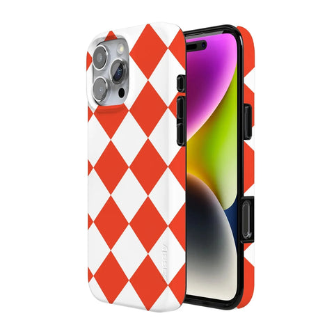 Red Checkerboard | High Contrast Design Case