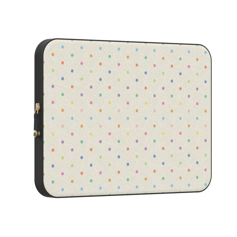 On the Dot | Rainbow Polka Dot Laptop Case
