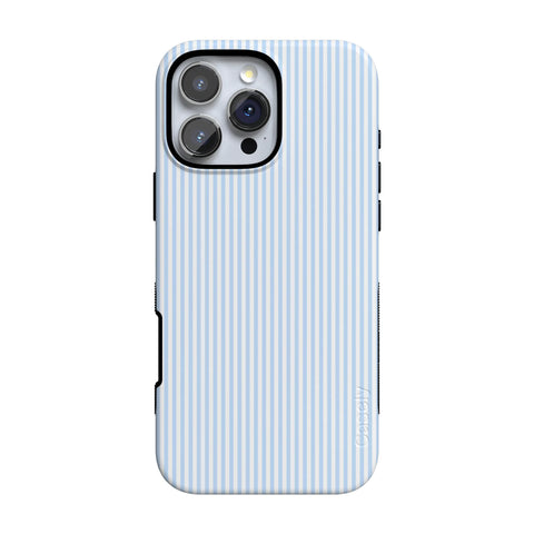 Stripes and the City | Light Blue Pinstripe Case