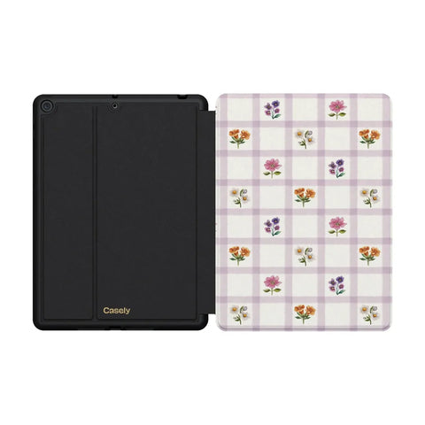 Meadow Check | Floral Gingham iPad Case