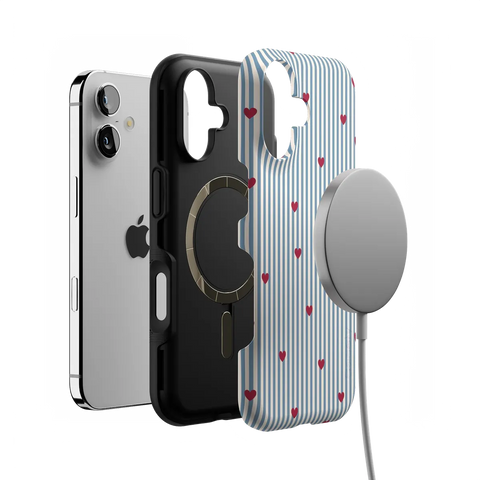 Love Lines | Blue Stripes Case