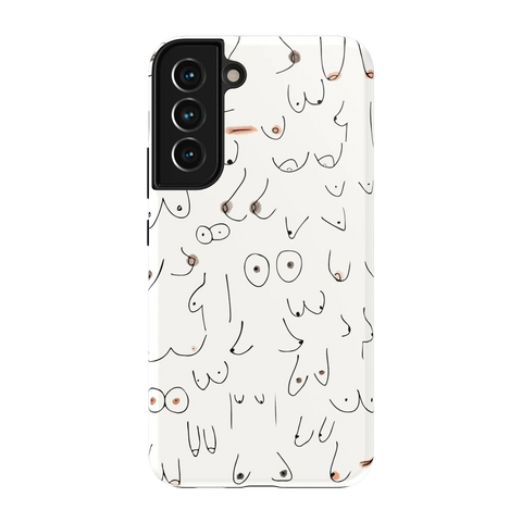 I'm With Her | Black & White Boobs Case