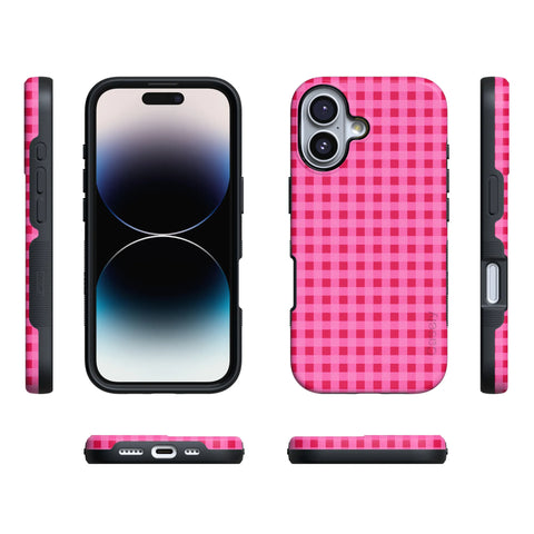 Sweet Jam | Hot Pink Gingham Case