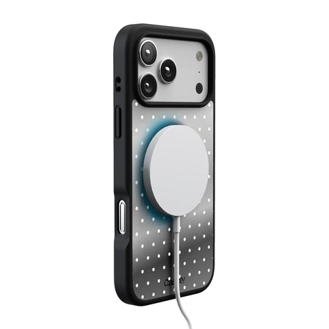On the Dot | White Polka Dot Case