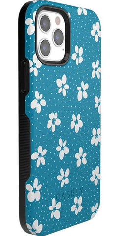 Flower My World | Ocean Blue Floral Case