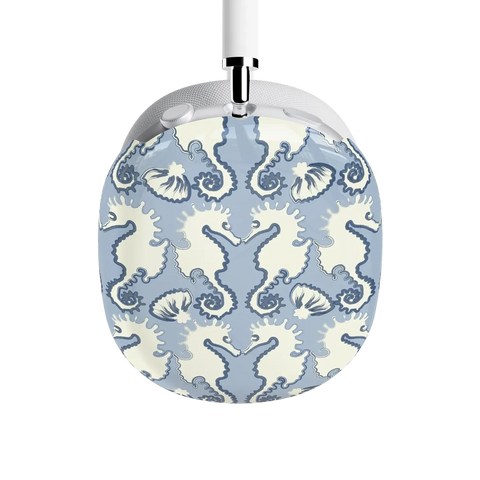 Seahorse Drift | Coastal Blues AirPods Max Case