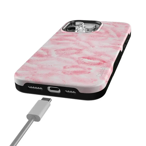 Sealed with a Kiss | Pink Lipstick Case
