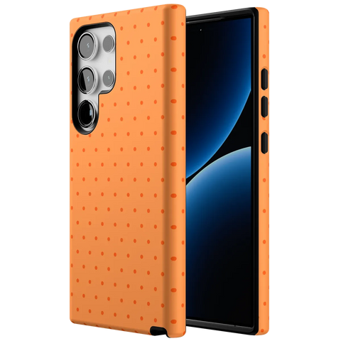 On the Dot | Orange Polka Dot Case