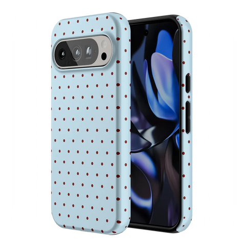 On the Dot | Blue Polka Dot Case