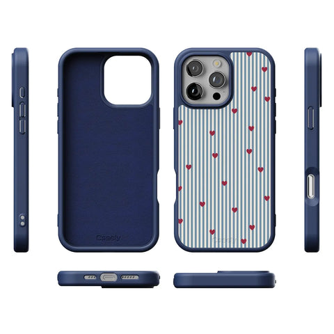 Love Lines | Blue Stripes Case