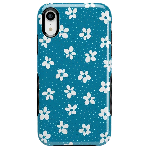 Flower My World | Ocean Blue Floral Case