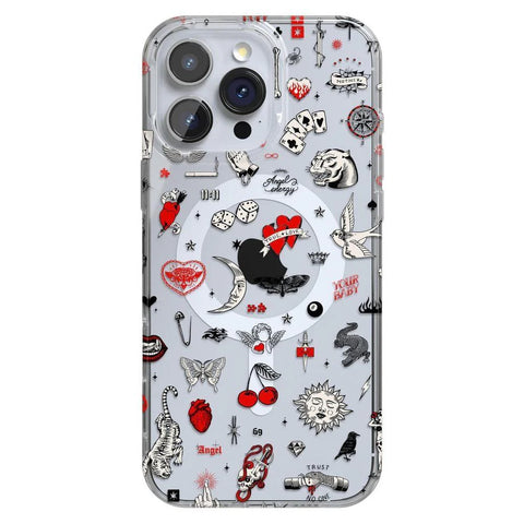 Not a Phase | Clear Flash Tattoo Case
