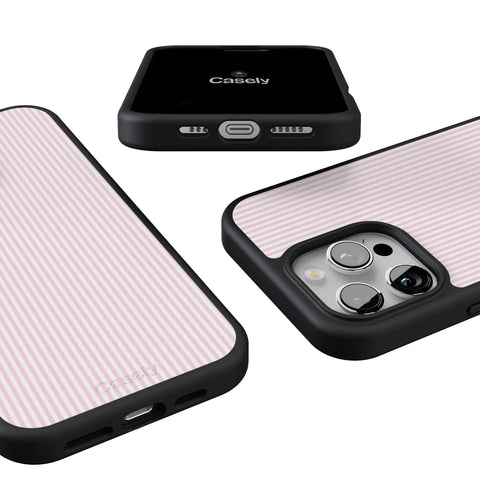 Stripes and the City | Light Pink Pinstripe Case