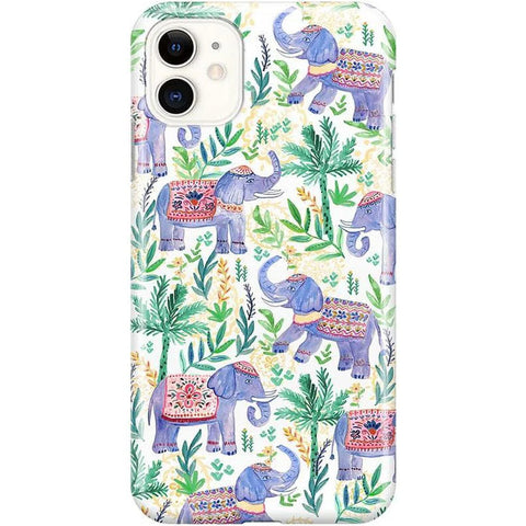 Pastel Gardens | Watercolor Elephant Floral Case