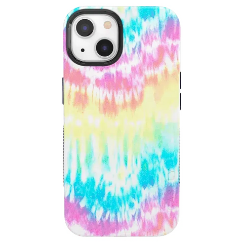 Wild & Free | Classic Rainbow Tie Dye iPhone Case