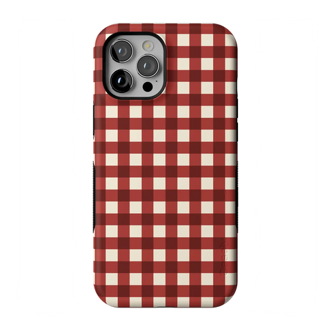 Checked Twice | Red Plaid Case