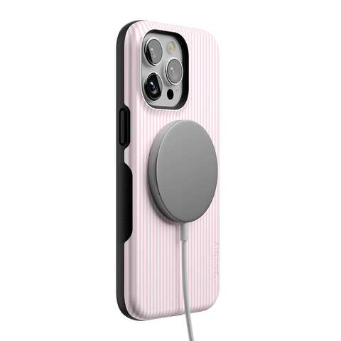 Stripes and the City | Light Pink Pinstripe Case