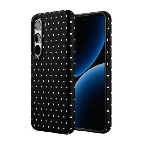 On the Dot | White Polka Dot Case