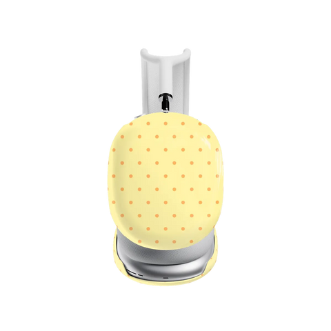 On the Dot | Yellow Polka Dot AirPods Max Case