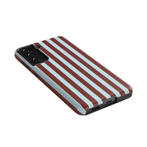 Sunday in Brooklyn | Blue Stripes Case