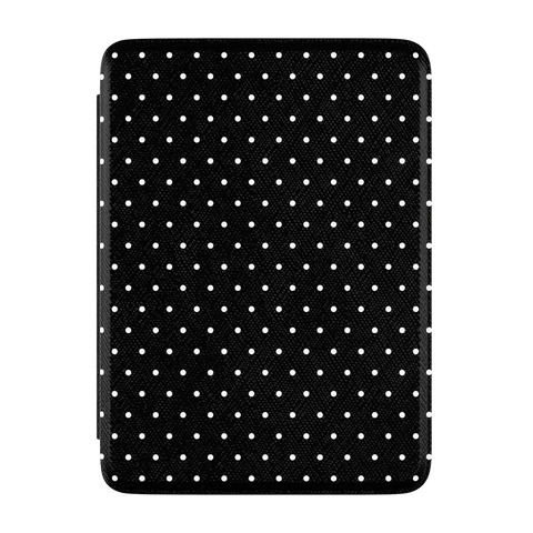 On the Dot | White Polka Dot Kindle Case